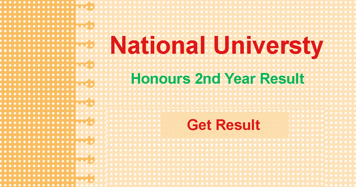 NU Honours 2nd Year Result 2024 [মার্কশীট দেখুন] Result BD 24