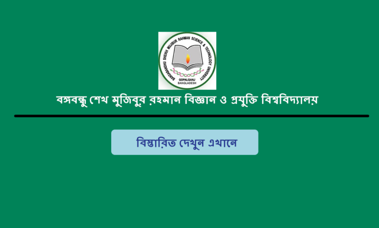 BSMRSTU Admission Result 2024- bsmrstu.edu.bd - Result BD 24