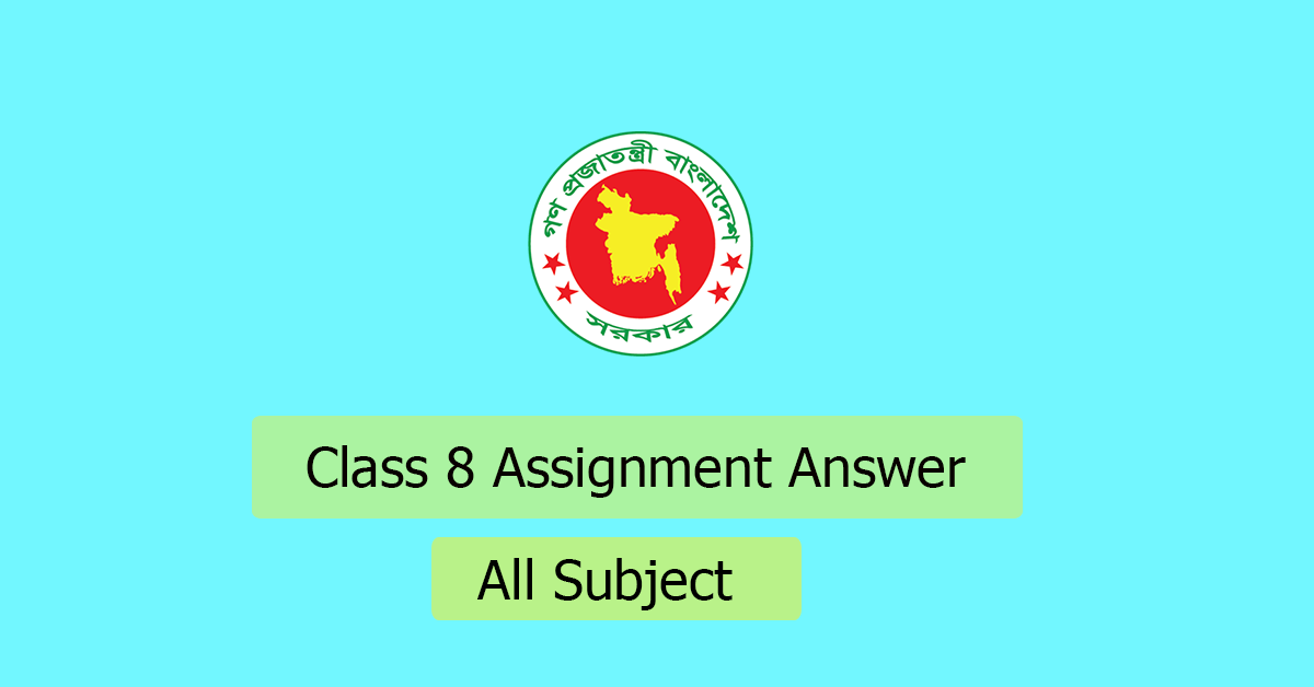 assignment in class 8