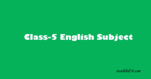 class 5 English assignment