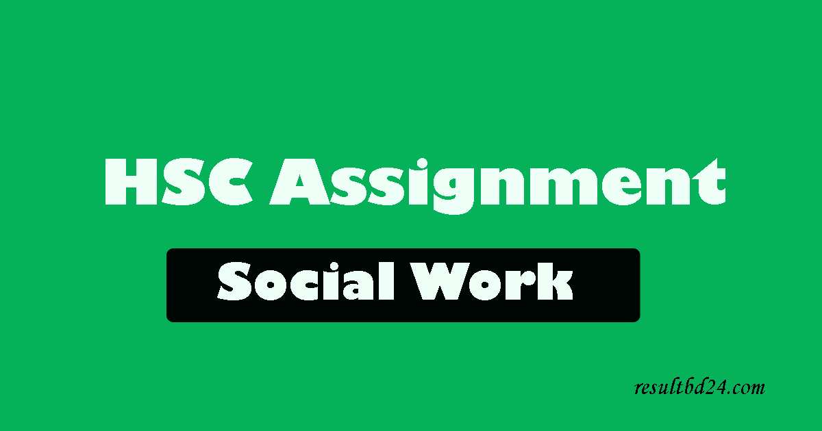 social work assignment 5th week