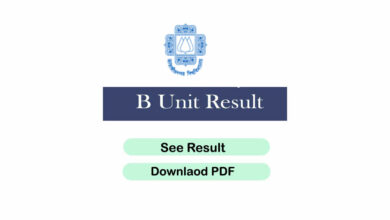 ju b unit result