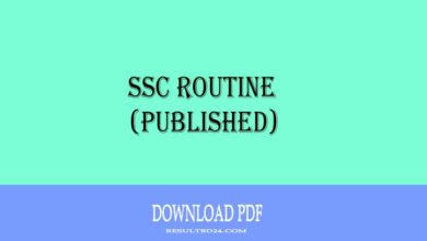 SSC Routine 2023 PDF