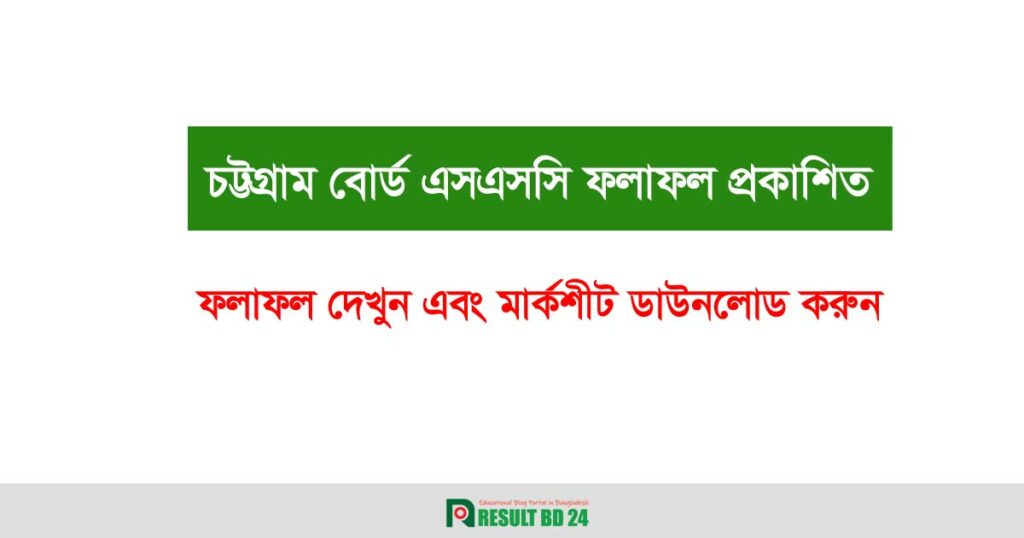 SSC Result Chittagong Board