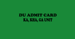 du admit card